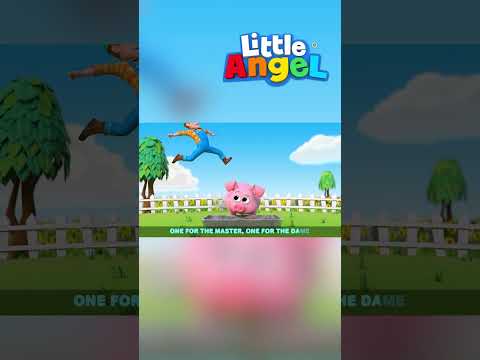 Run Sheep Run! 🐏 Little Angel Classic Nursery Rhymes #kids #shorts