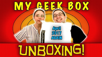 UNBOXING! My Geek Box April 2017 AGAIN! - #Marvel #DC