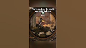 BRO THE COD4 REMASTER IS BACK ✅ #callofduty #cod #cod4 #callofduty4 #nostalgia #codclips #gaming
