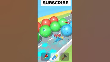 Balloon Pop Run 3D - Gameplay Walkthrough | Ios, Android mobile #shorts mobile games Level 1👍🔥