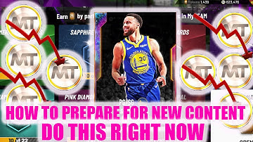 HOW TO PREPARE FOR NEW CONTENT! DO THIS RIGHT NOW TO MAKE MAD MT! | NBA 2K20 MY TEAM