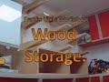 Franks Little workshop makes a wood storage rack.