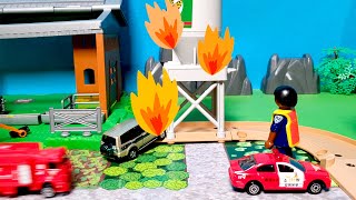 Majorette Farm Play. Majorette car toys play Fire truck dispatch! by KIDS TOY LAND 15,134 views 9 months ago 8 minutes, 1 second