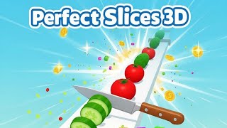 Perfect Slices fruits cut 3D game 🤤🌶️🍓🍑🍅🥭 #Perfectslices screenshot 5