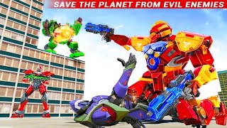 Shark Robot Car Game - Tornado Robot Bike Games 3D #2 | Android Games screenshot 5