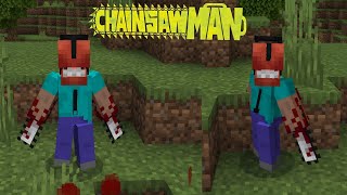 New Best Chainsaw Man Addon/Mod For Minecraft PE!! | (1.19+) screenshot 5