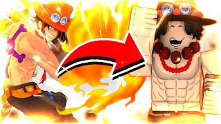 How to make Portgas D. Ace avatar in Roblox┃ONE PIECE 