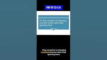 PMP Tip 23 24 