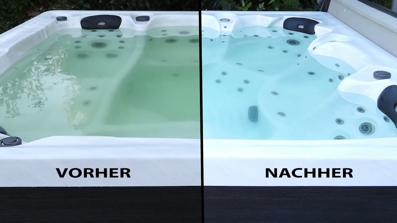 Trübes Grünes Wasser Im Whirlpool Oder Pool Youtube