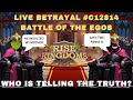 LIVE BETRAYAL - BATTLE OF THE EGOS - C12814