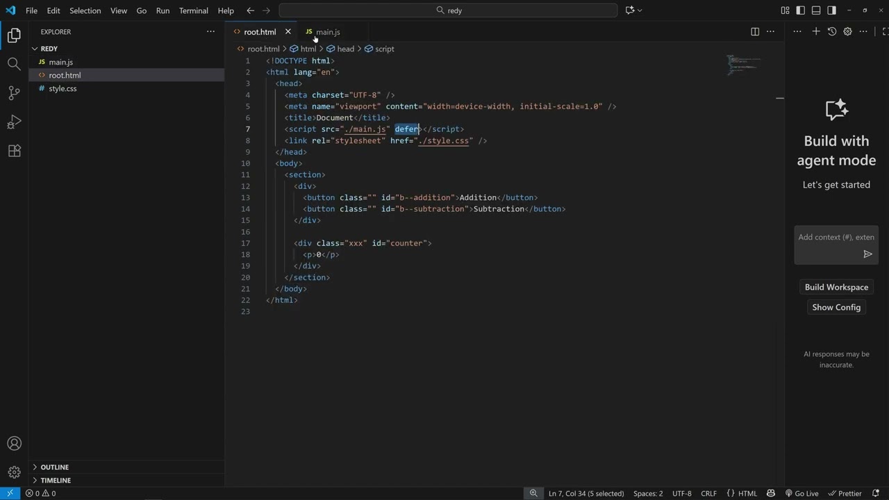 Podstawa Strony - 6 - JS Clicker