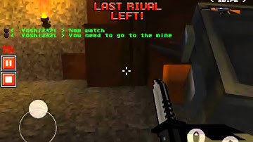 Pixel Gun 3D Deadly games Glitch Out of the map