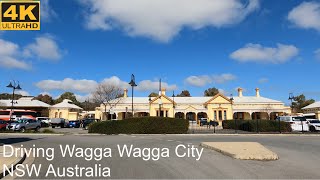 Driving The City Of Wagga Wagga | NSW Australia | 4K UHD