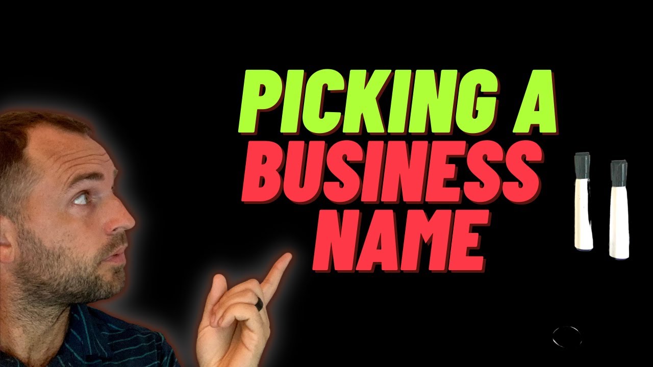 How to Create a GOOD Business Name for Your Training Business in UNDER ...