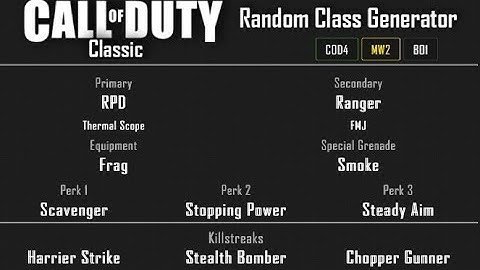 MW2 - Scrapyard Team Deathmatch (17-2) Random Class Generator #25 [2020]