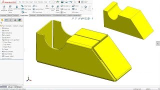 How to Convert 3D part into sheet metal in Solidworks