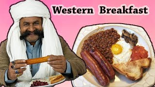 Tribal People Try Western Breakfast