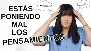 💭Cómo escribir los PENSAMIENTOS de tus personajes (sin liarla)