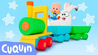 GRANDE Y PEQUEÑO | Aprende con el Tren de colores de Cuquín | Vídeos educativos para niños