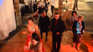 Kids and chaperones dancing at RHS prom 2016