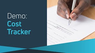 Cost Tracker - Demo by our Solution Engineer