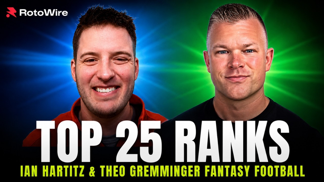 Ian Hartitz’s Top 25 PPR Rankings for Fantasy Football 2026 artwork