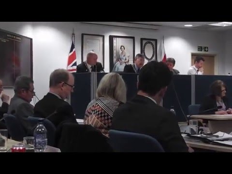 Basildon Council Meeting - 7th Jan 2016 - Chair of Licensing Committee