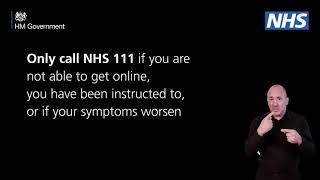 Coronavirus How To Use The NHS video with British Sign Language
