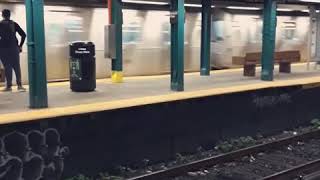 R160S & Q R160S & Q Arriving At Newkirk Plaza