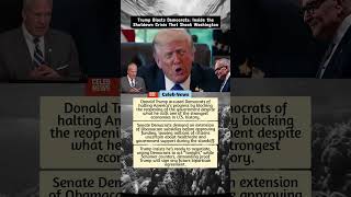 Trump Blasts Democrats: Inside the Shutdown Crisis That Shook Washington #news #trump
