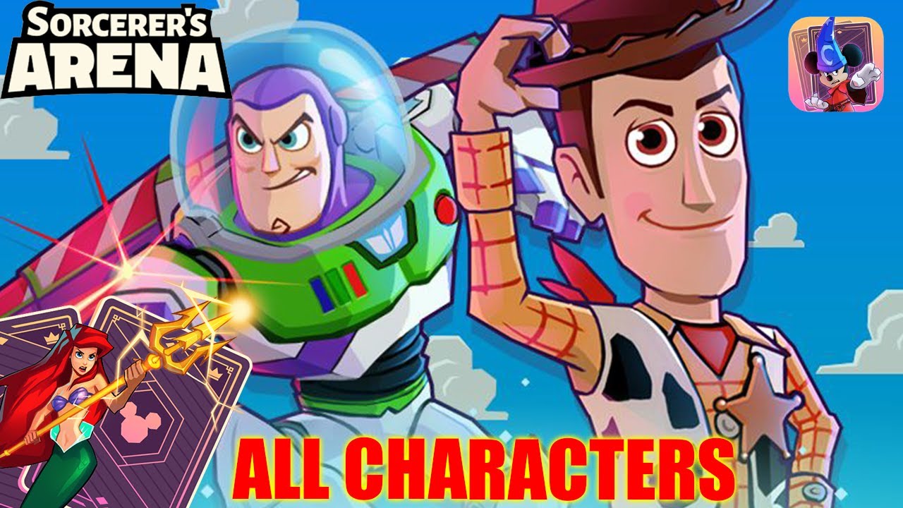 ALL CHARACTERS Disney Sorcerer's Arena Gameplay & Walkthrough iOS/Android YouTube