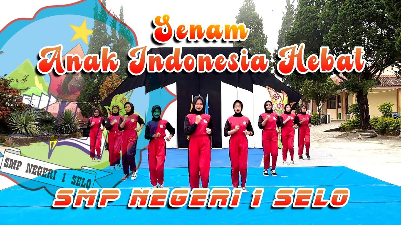Lomba Senam Anak Indonesia Hebat 2025_SMPN 1 Selo_Jawa Tengah