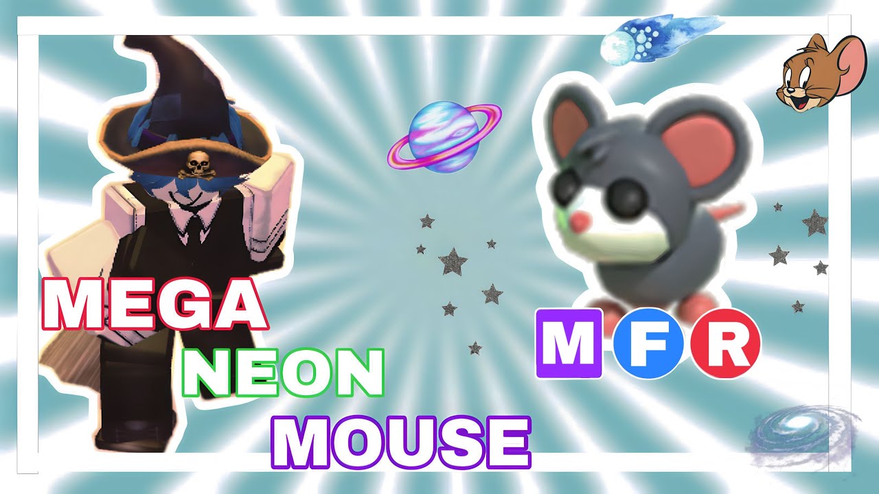 Making A Mega Neon Mouse Adopt Me Roblox Youtube