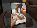 Creating modern interior design of bathroom for my client.  #ipadpro  #digitaldrawing  #ipaddrawing