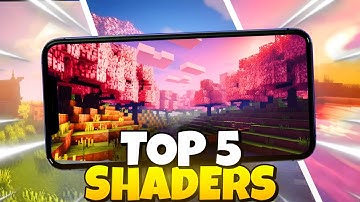 Top 5 BEST Shaders For MINECRAFT PATCH!
