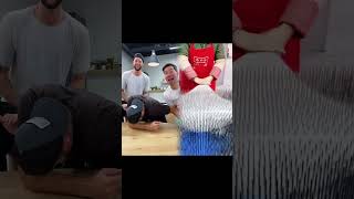 HOW did he do that many?? ??#dudeperfect#shorts