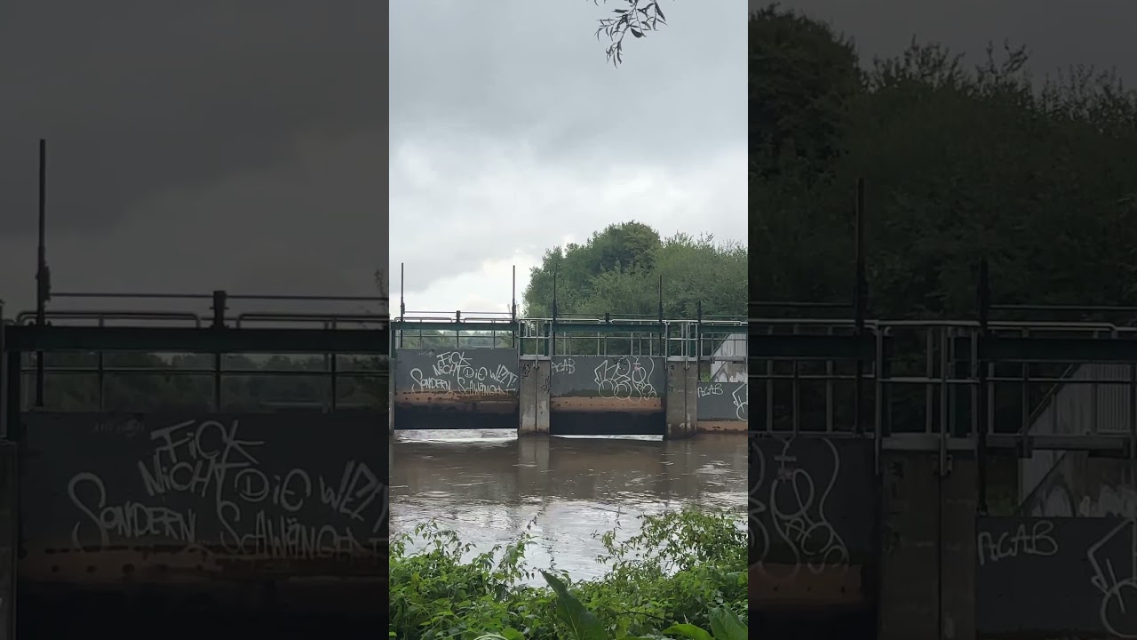 Erft Hochwasser bei Glesch 09.09.25