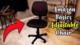 Amazon Basics Low Back, Adjustable Office Chair Review