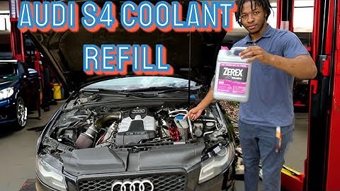 How I drained/refilled Audi S4 Coolant... B8 Supercharged