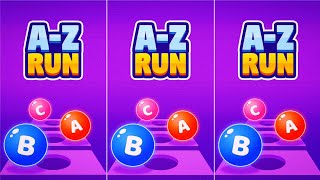 🔠 A-Z Run - 2048 ABC Runner Level-1291 To Level-1300 | All Level | Puzzle Ball Runner Game screenshot 5