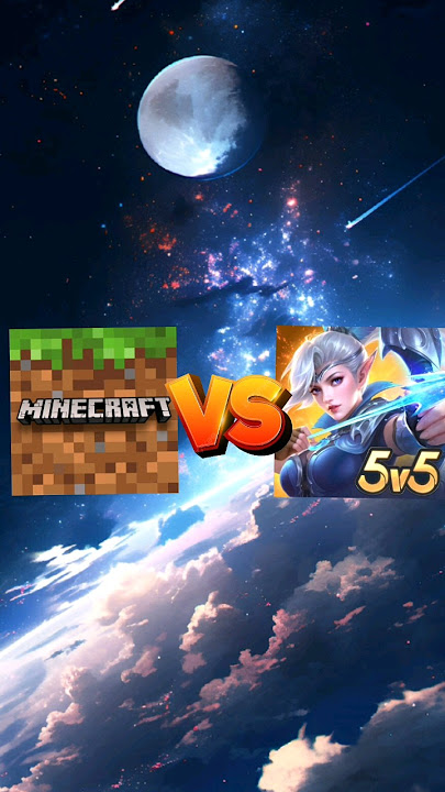 Minecraft Vs Mobile legends #minecraft #mobilelegends #shorts