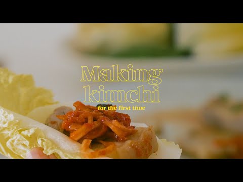 그리고 보쌈먹방 (with <strong>KT</strong> 김장봉사) : Making kimchi for the first <strong>time</strong> | Honeykki 꿀키