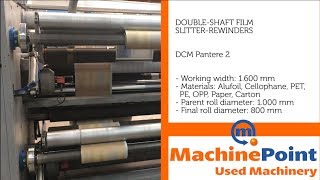 Dcm Pantere 2 Used Double-Shaft Film Slitter-Rewinders Machines Machinepoint
