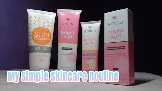MY SIMPEL MORNING SKINCARE AND NIGHT SKINCARE | Emina 🌼