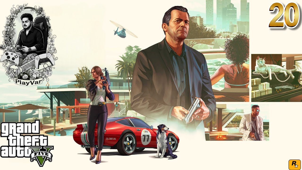 { Episode 20 } Saving Michael From Chinese & Story Mode Of GTA 5 ! (4K Gameplay)