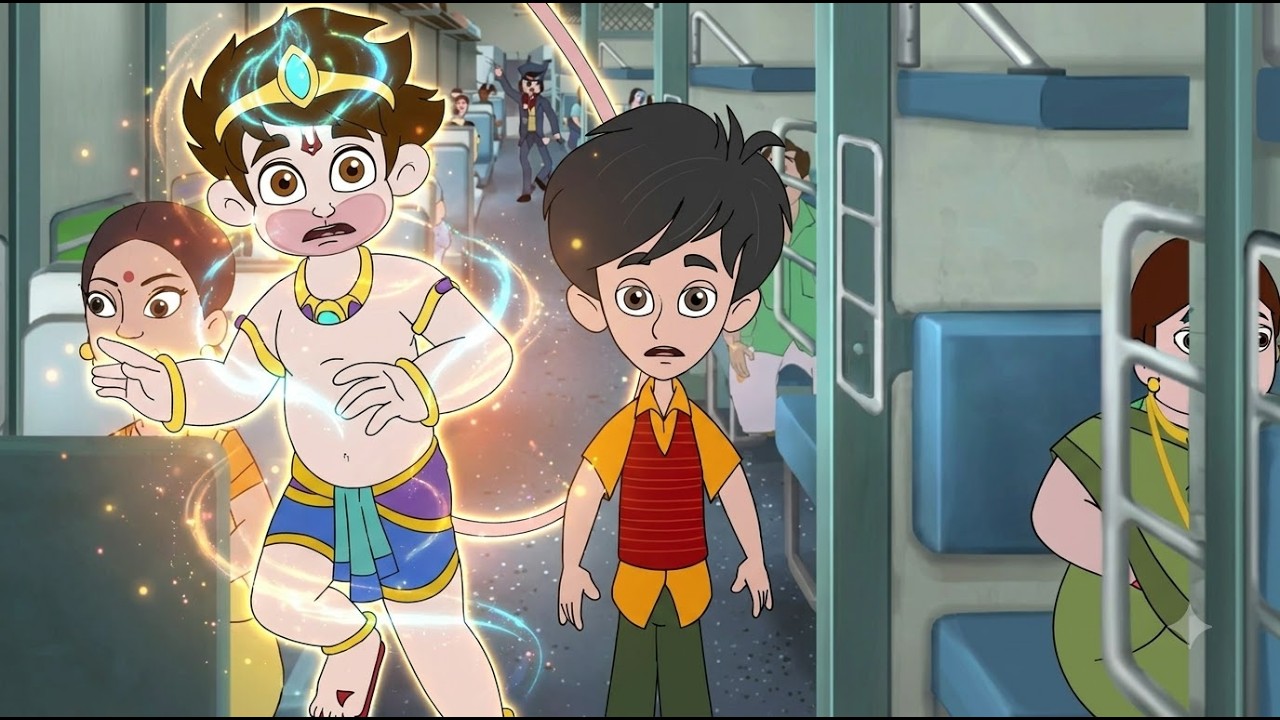 Bajrangi ka Rail gaadi safar | Selfie With Bajrangi | Funny Cartoon | Wow Network