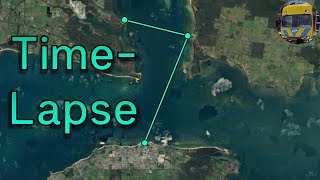 Time lapse of the Westernport Ferry 17th of January 2025