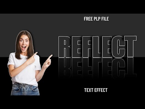 💯% EDITABLE | Reflection Text Effect in PixelLab | Free PLP File