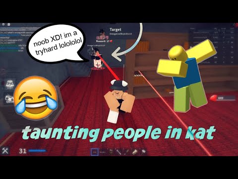 Taunting People In Kat Youtube - roblox kat fanart