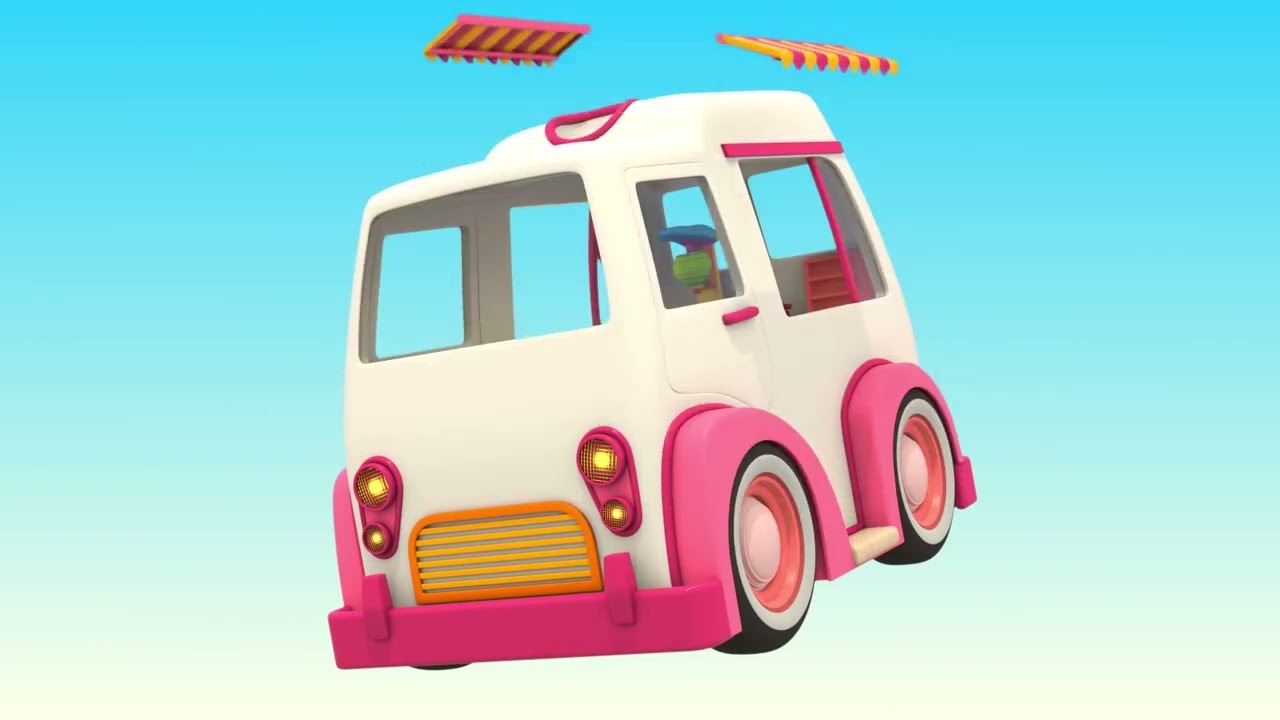 Kuormuri Leo ja jäätelö – lasten autot ja rekat